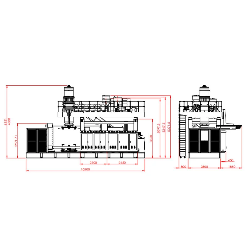 1000L Tanket e Ujit të IBC grumbullojnë makinën e formimit të goditjes